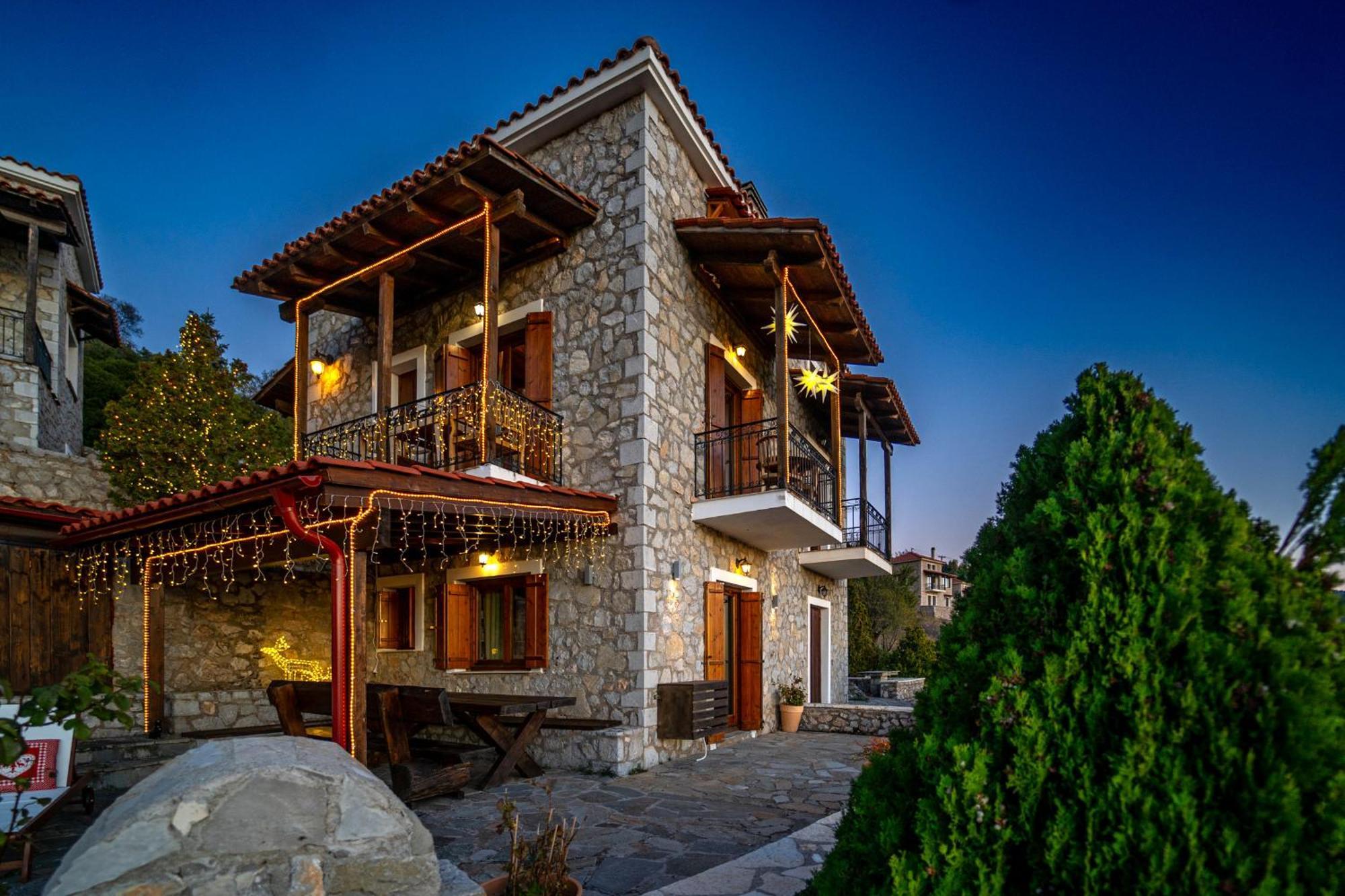 Rock Dandy Deluxe Chalet In Arachova - Delphi, Sauna, Prv Parking, Amazing View Εξωτερικό φωτογραφία