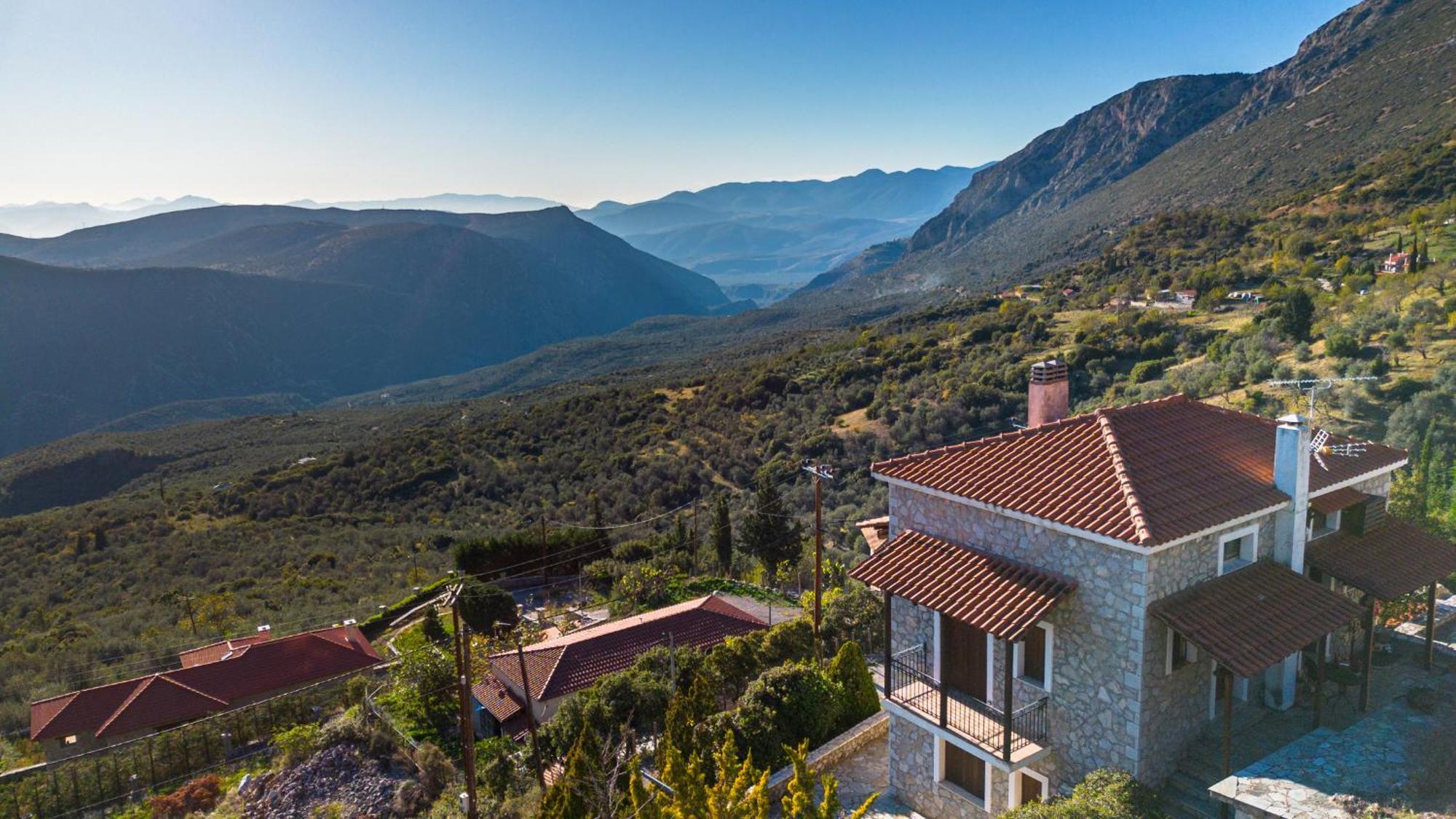 Rock Dandy Deluxe Chalet In Arachova - Delphi, Sauna, Prv Parking, Amazing View Εξωτερικό φωτογραφία