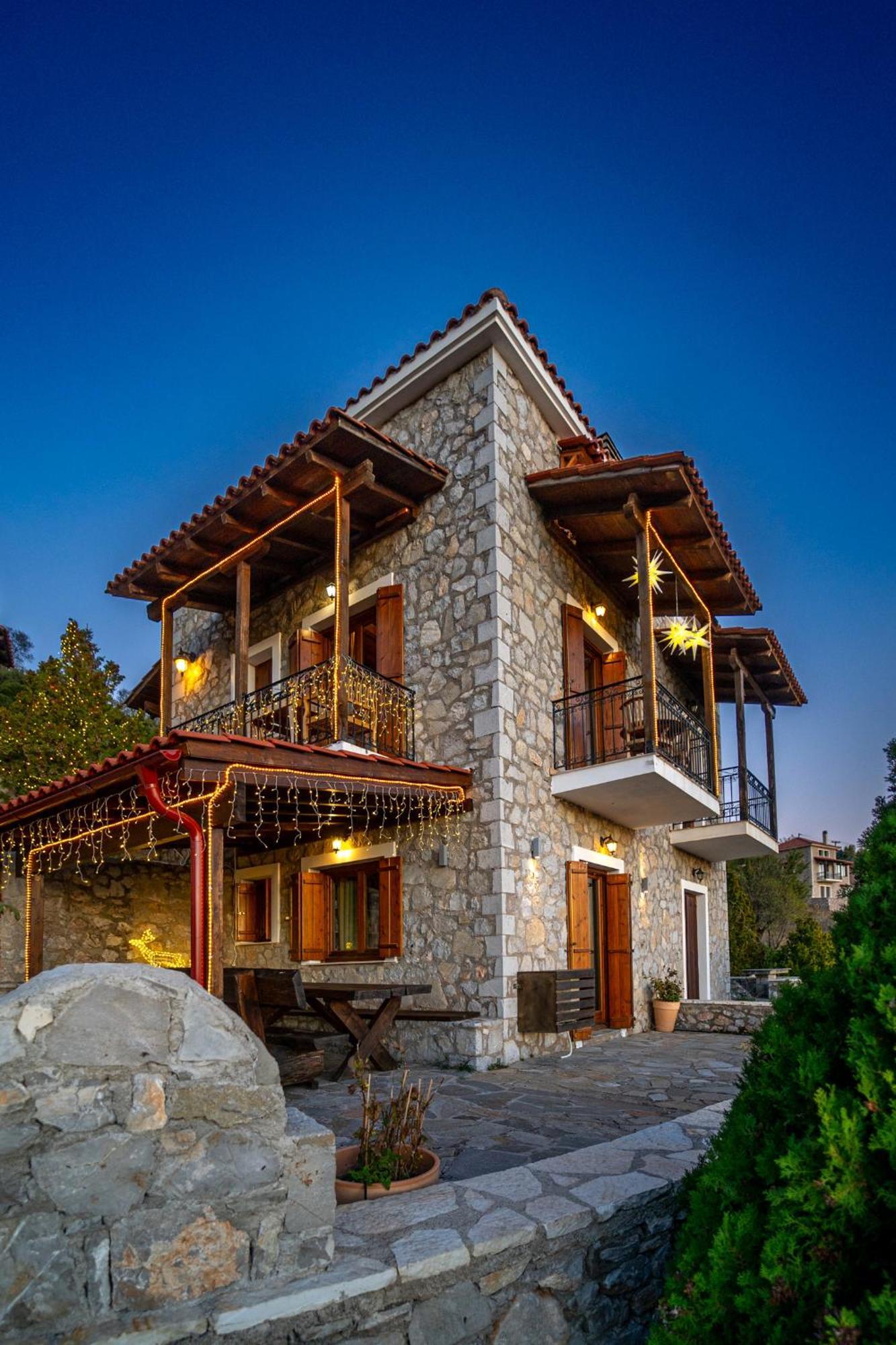 Rock Dandy Deluxe Chalet In Arachova - Delphi, Sauna, Prv Parking, Amazing View Εξωτερικό φωτογραφία
