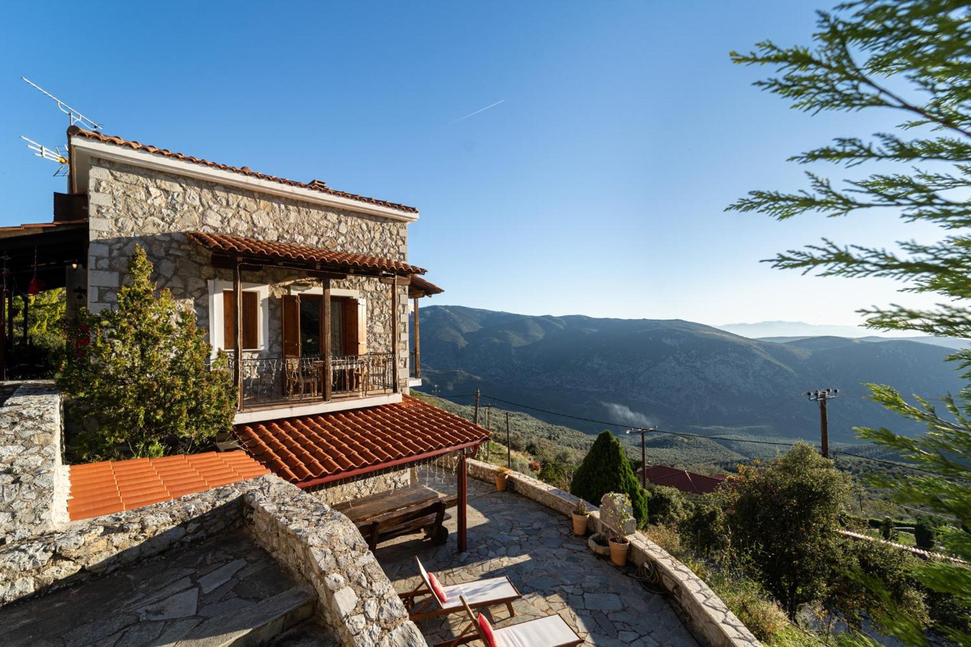 Rock Dandy Deluxe Chalet In Arachova - Delphi, Sauna, Prv Parking, Amazing View Εξωτερικό φωτογραφία