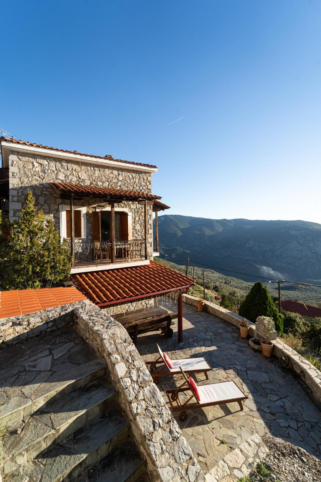 Rock Dandy Deluxe Chalet In Arachova - Delphi, Sauna, Prv Parking, Amazing View Εξωτερικό φωτογραφία