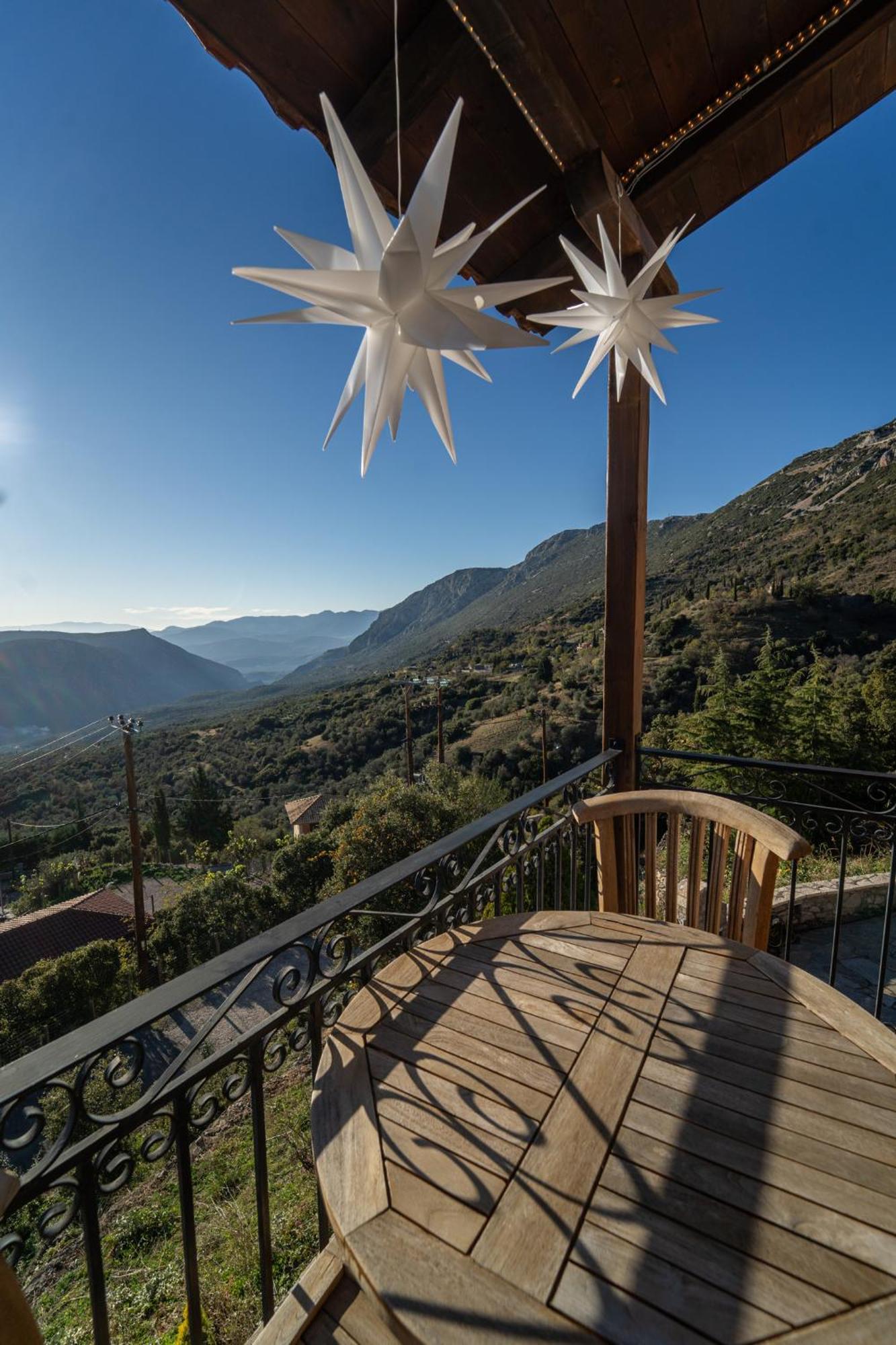 Rock Dandy Deluxe Chalet In Arachova - Delphi, Sauna, Prv Parking, Amazing View Εξωτερικό φωτογραφία