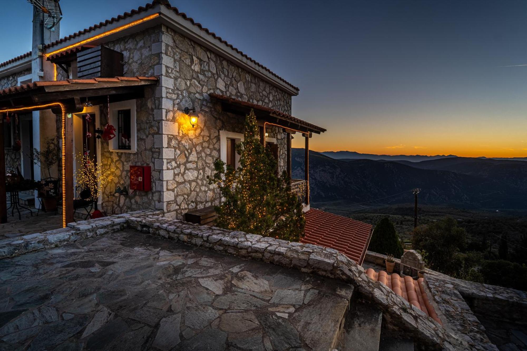 Rock Dandy Deluxe Chalet In Arachova - Delphi, Sauna, Prv Parking, Amazing View Εξωτερικό φωτογραφία