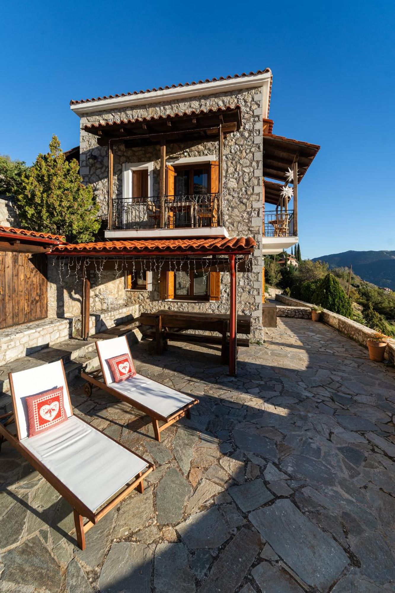 Rock Dandy Deluxe Chalet In Arachova - Delphi, Sauna, Prv Parking, Amazing View Εξωτερικό φωτογραφία