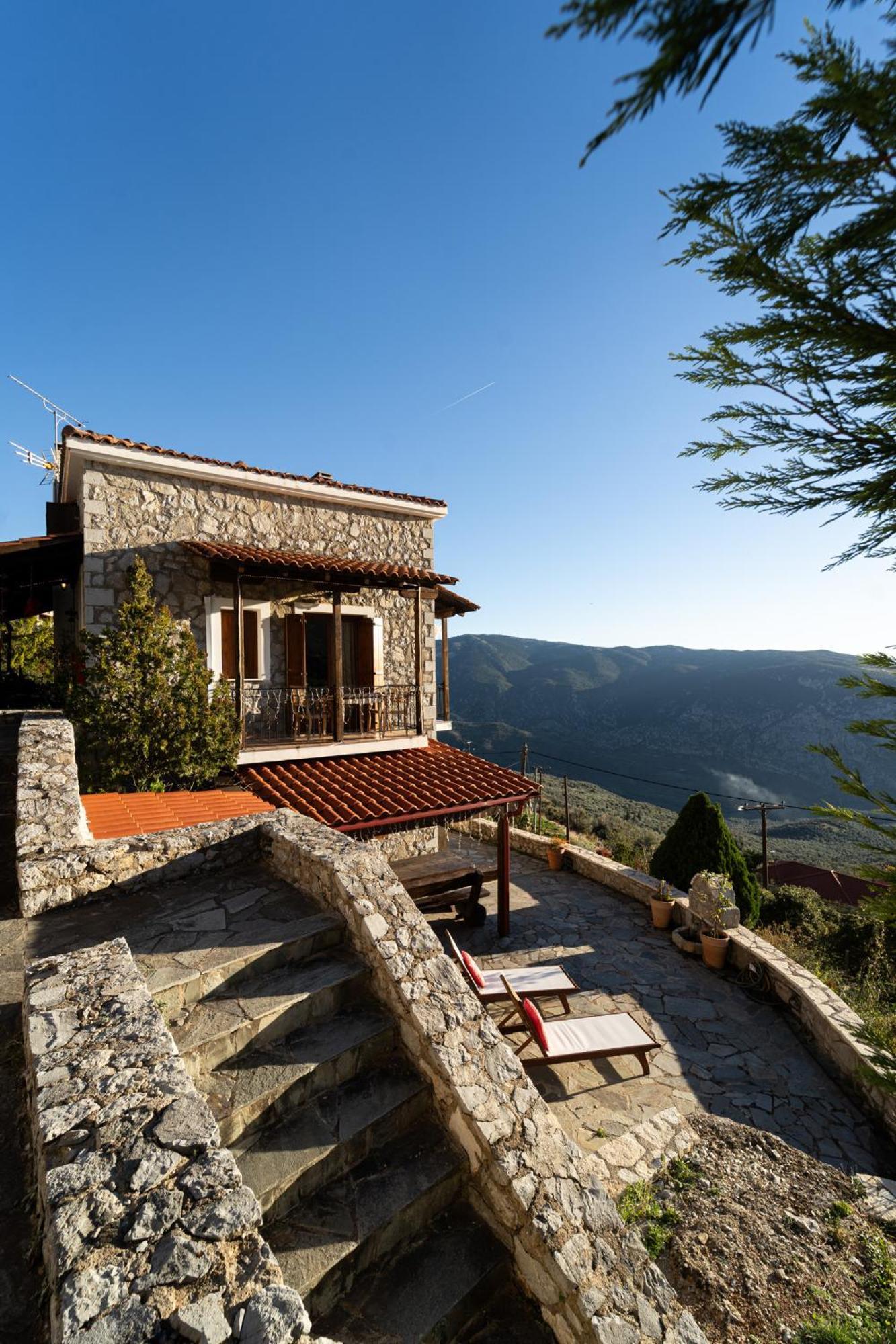 Rock Dandy Deluxe Chalet In Arachova - Delphi, Sauna, Prv Parking, Amazing View Εξωτερικό φωτογραφία