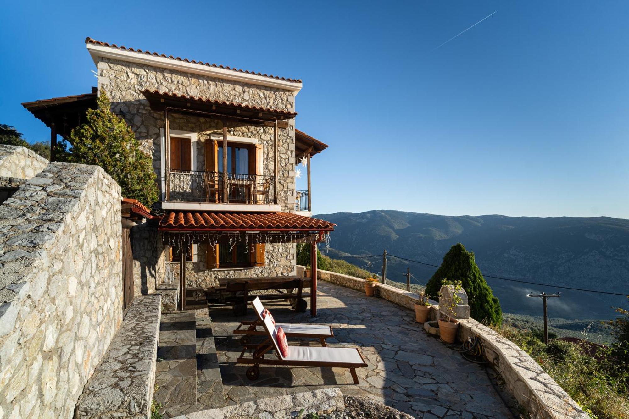 Rock Dandy Deluxe Chalet In Arachova - Delphi, Sauna, Prv Parking, Amazing View Εξωτερικό φωτογραφία