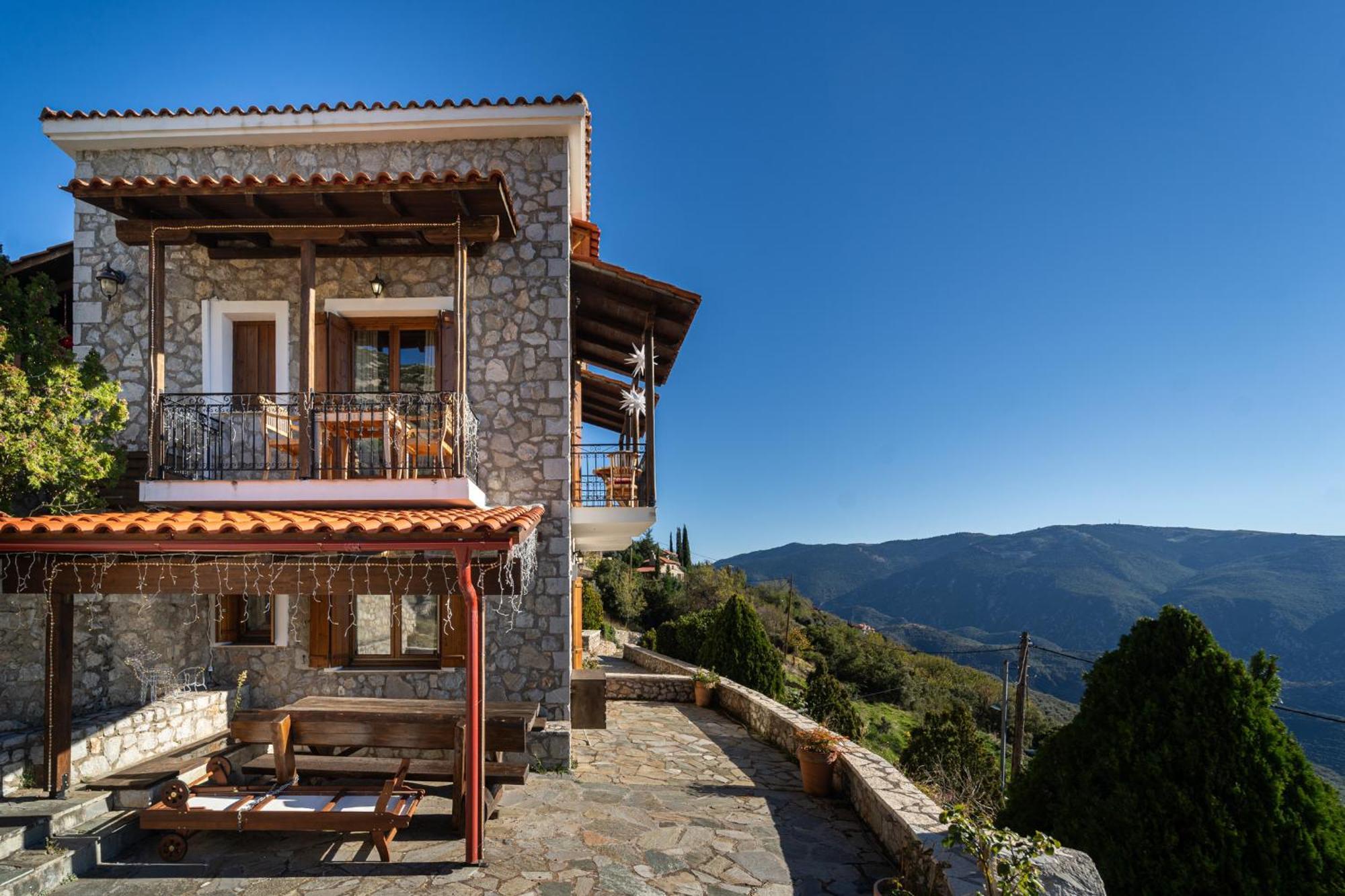 Rock Dandy Deluxe Chalet In Arachova - Delphi, Sauna, Prv Parking, Amazing View Εξωτερικό φωτογραφία