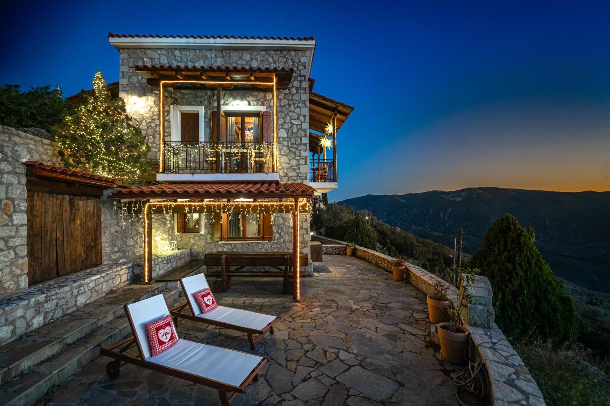 Rock Dandy Deluxe Chalet In Arachova - Delphi, Sauna, Prv Parking, Amazing View Εξωτερικό φωτογραφία