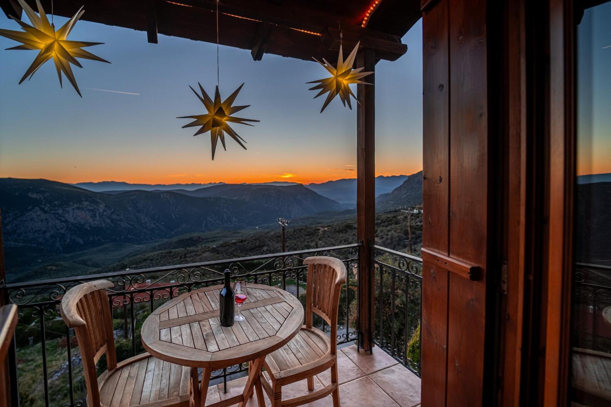Rock Dandy Deluxe Chalet In Arachova - Delphi, Sauna, Prv Parking, Amazing View Εξωτερικό φωτογραφία
