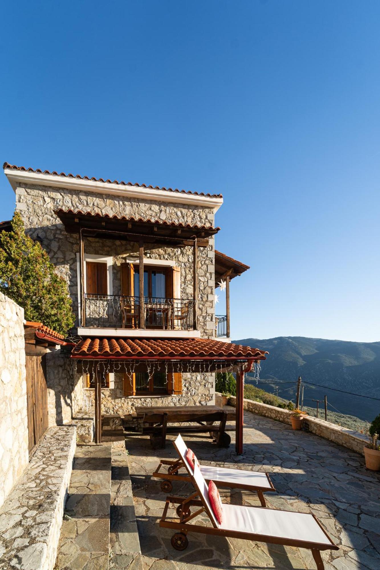 Rock Dandy Deluxe Chalet In Arachova - Delphi, Sauna, Prv Parking, Amazing View Εξωτερικό φωτογραφία