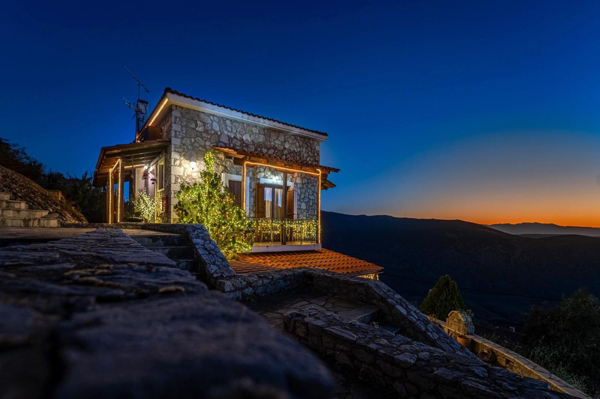 Rock Dandy Deluxe Chalet In Arachova - Delphi, Sauna, Prv Parking, Amazing View Εξωτερικό φωτογραφία