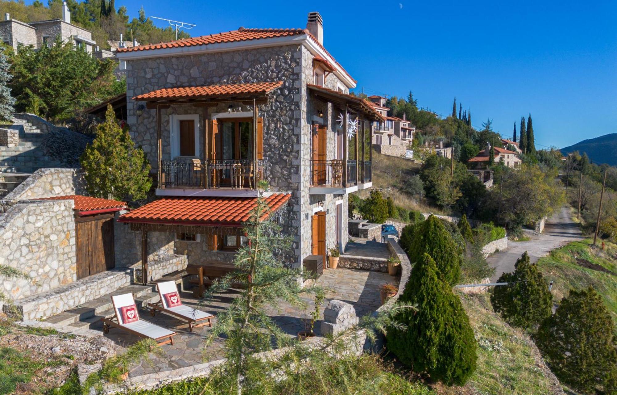 Rock Dandy Deluxe Chalet In Arachova - Delphi, Sauna, Prv Parking, Amazing View Εξωτερικό φωτογραφία
